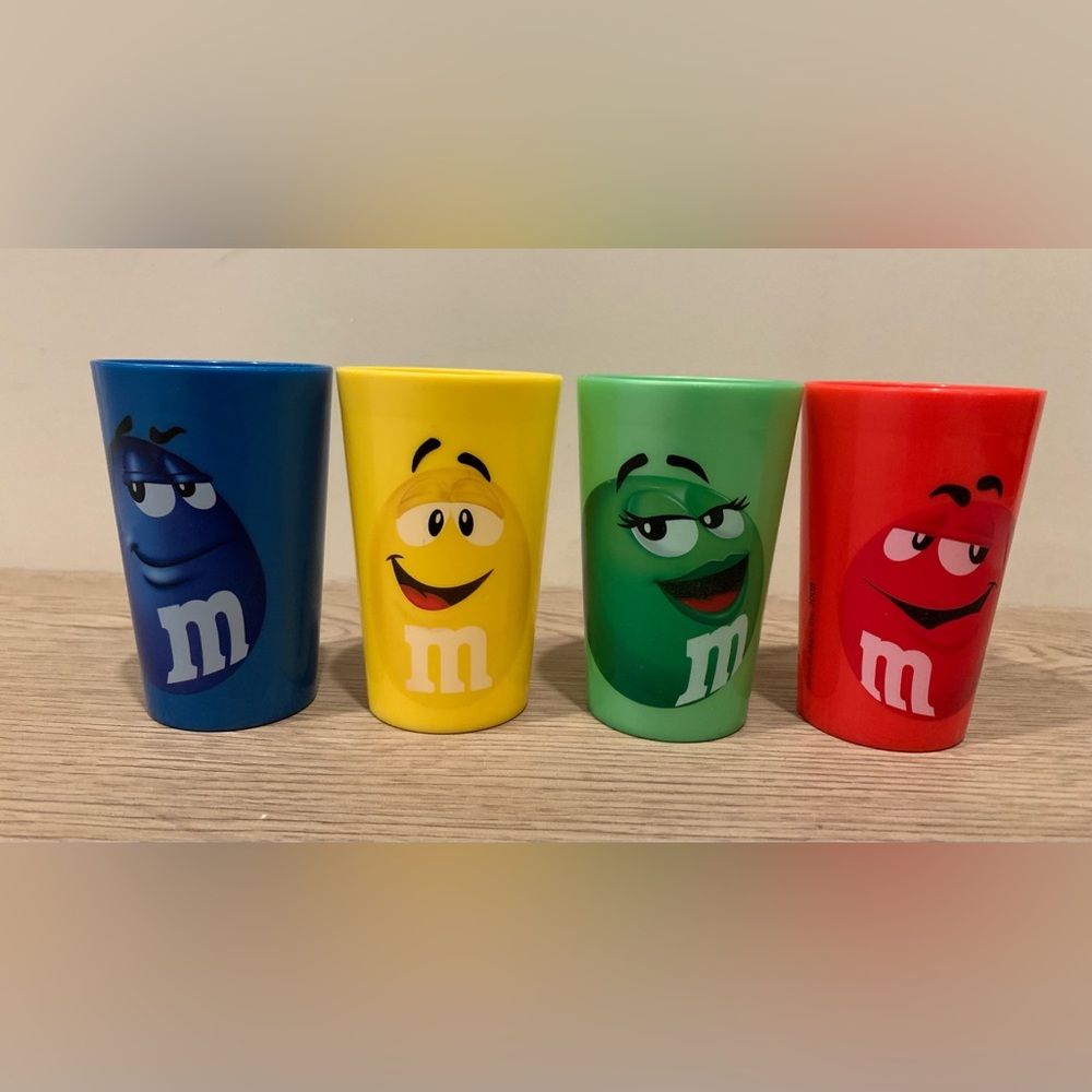 M&M Character Plastic Cups